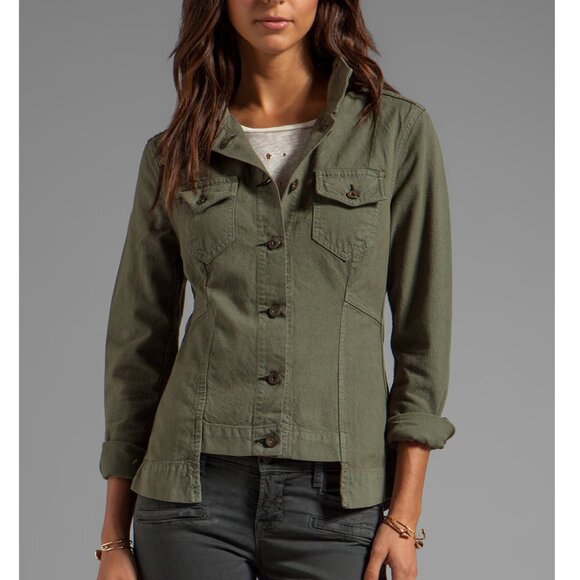 Rag & Bone Chamberlain Utility Jacket Army Green M - Picture 3 of 11